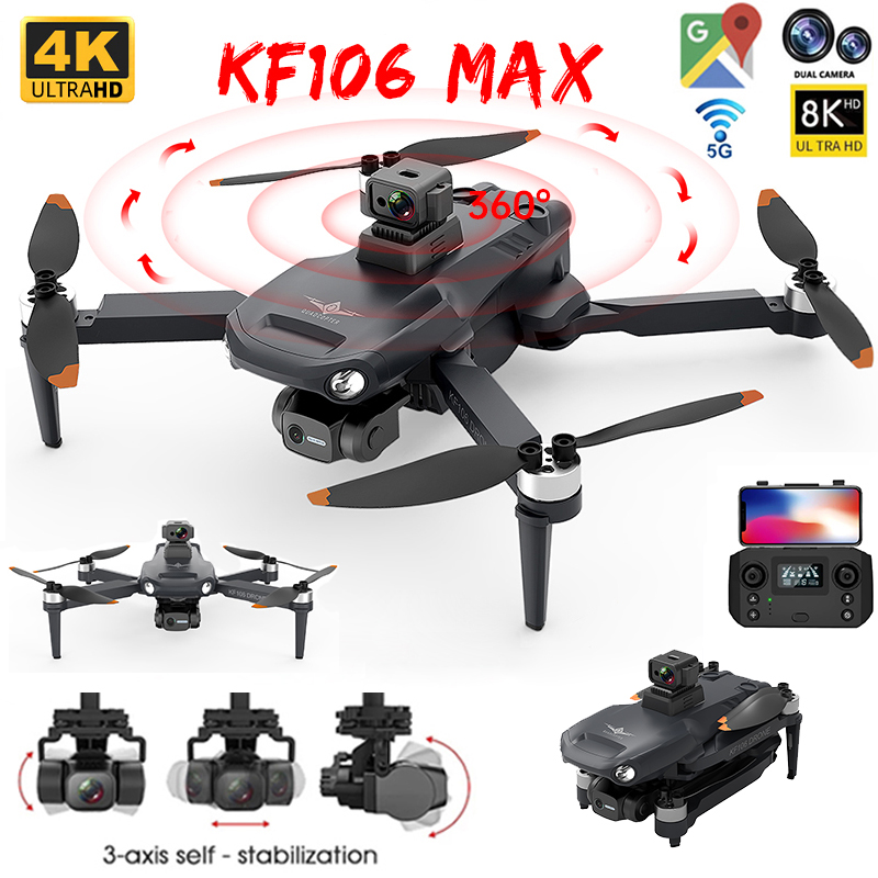 Drone Power Bank - Dron profesional KF106 Max 8K, WIFI