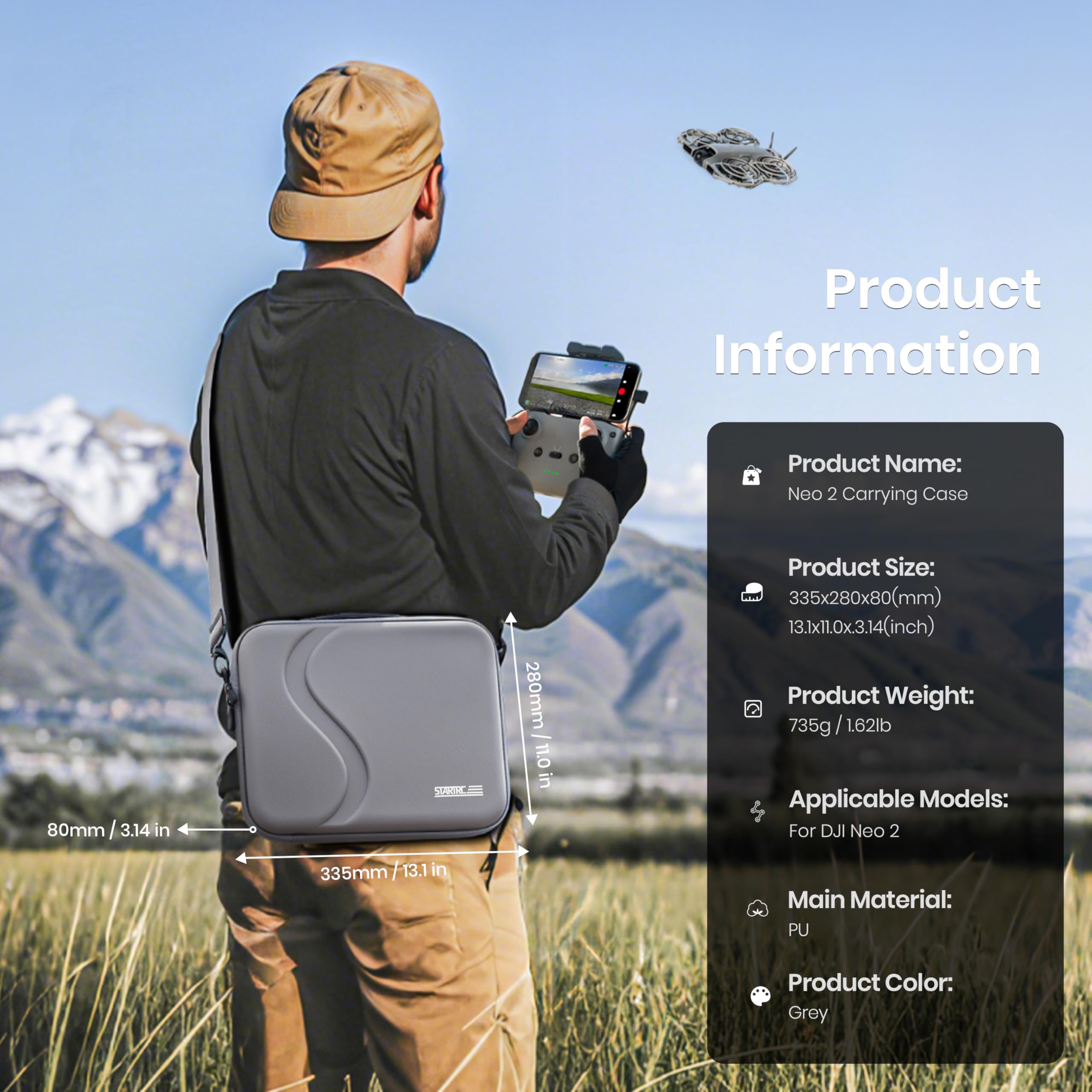 Estuche de Transporte para Acc - Drone Carrying Case reseña y precio