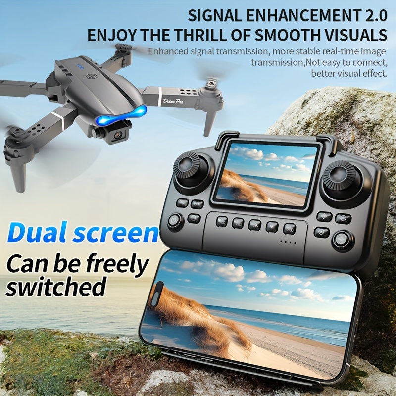 Nuevo Dron Plegable E99 PRO MA - Drone Power Bank reseña y precio